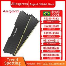 Asgard LOKI T2 RAM Speicher DDR4 8GBx2 2666MHz 3000MHz 3200MHz 3600MHz Neue und original Rams für desktop hohe leistung