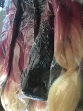 Feilimei-extensiones de cabello trenzado con degradado, trenzas sintéticas Jumbo resistentes al calor, 100g/Ud, 24 pulgadas, verde/gris/morado/azul/negro