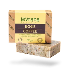 Косметика, натуральная косметика, Levrana, Леврана, Натуральное мыло, NHMS08, Натуральное мыло ручной работы Кофе, 100 гр