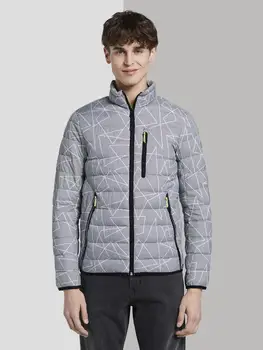 

Men's jacket Tom Tailor winter warm demi-season hood with pockets zipper windbreaker urban stylish new comfortable not wet casual bright light from the wind youth quality