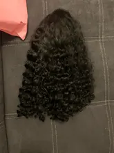 Pelucas de cabello humano de ondas profundas, cabello Remy brasileño con cierre de encaje, rizado, Bob, corto, 100%, 13x4