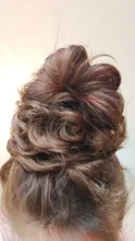 XINRAN-extensiones de moño sintético para mujeres y niños, moño desordenado y rizado, extensión de pelo para boda