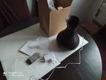 Humidificador de aire ultrasónico de 500ML, con Control remoto difusor de Aroma, luz LED que cambia de 7 colores, difusor de aceite esencial eléctrico inteligente