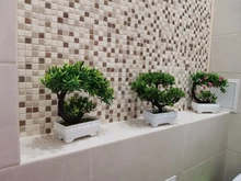 Macetas decorativas con plantas artificiales, elemento decorativo con forma de árbol pequeño, bonsái, flores falsas, ideal para hogares, jardines, hoteles, nuevas