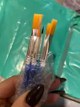 Juego de 6/10 Uds. De pinceles para pintar acuarela, pluma de pintura Gouache, mango de madera de nailon, juego de pinceles de pintura, suministros de arte para dibujar