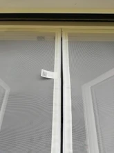 Window-Screen-Zipper Fly Curtain Mosquito-Proof-Net Insect Self-Adhesive Closing Indoor