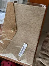 Bolso de documentos A4/A5 de gran capacidad, sencillo y elegante, imitación de lino, de lona, de fieltro, para carpetas de archivos, para oficina y escuela