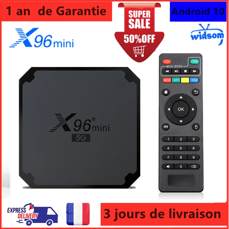 Лучшая ТВ-приставка Ip X96 mini 5G Android tv Box 9 0 1G 8GB 2G 16GB x96 Amlogic S905W smart ip M3U телеприставка