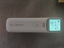 ELERA-termómetro Digital infrarrojo LCD para bebés, medidor de temperatura corporal sin contacto para la frente y la oreja