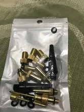 Inflator-Pump-Accessory Bicycle-Valve-Adapter-Set Bike NEW Copper 26pcs