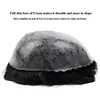 Male Hair Prosthesis 0.1mm Injection Skin Toupee Men  6” Wigs For Men 100% Human Hair  System Unit Men's Natural Hair Wig 3