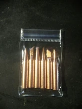 6 unids/lote 900M-T cobre puntas de pistola para soldar soldadura libre de plomo soldadura Sting para 936/937/938/969/8586/852D Estación de soldadura