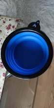 De silicona plegable Bol plegable para perros caramelo Color al aire libre de viaje portátil cachorro contenedor de alimentos alimentador de agua plato alimentación tazón