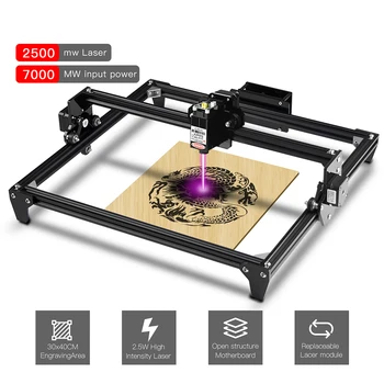 

Twotrees Toten Laser CNC Engraving Machine Mini 2500MW Cutter Machine 3D Printer DIY Engraver Desktop Wood Router Laser Router