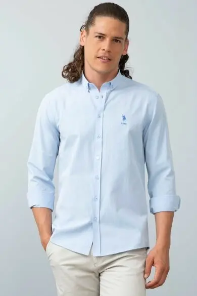 Uss. POLO ASSN. Мужские тканые Gomlek