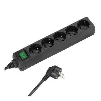 

Vivanco 27017 Power Strip 5 Sockets Schuko Black