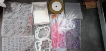 Decorating-Tool-Set Pastry-Tools-Accessories Cookie-Cutter Embosser-Stamp Alphabet 6pcs