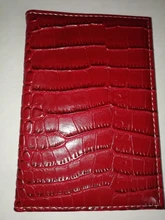 Cuero de la PU de patrón de cocodrilo pasaporte viaje cartera funda para pasaportes titular de la tarjeta de identificación Unisex de crédito caso porte carta