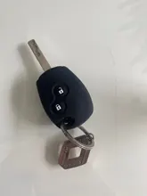ZAD funda de silicona para llave del coche caso 2 botones para renault Kangoo DACIA escénica Megane Sandero Captur Twingo Modus funda de llave a distancia