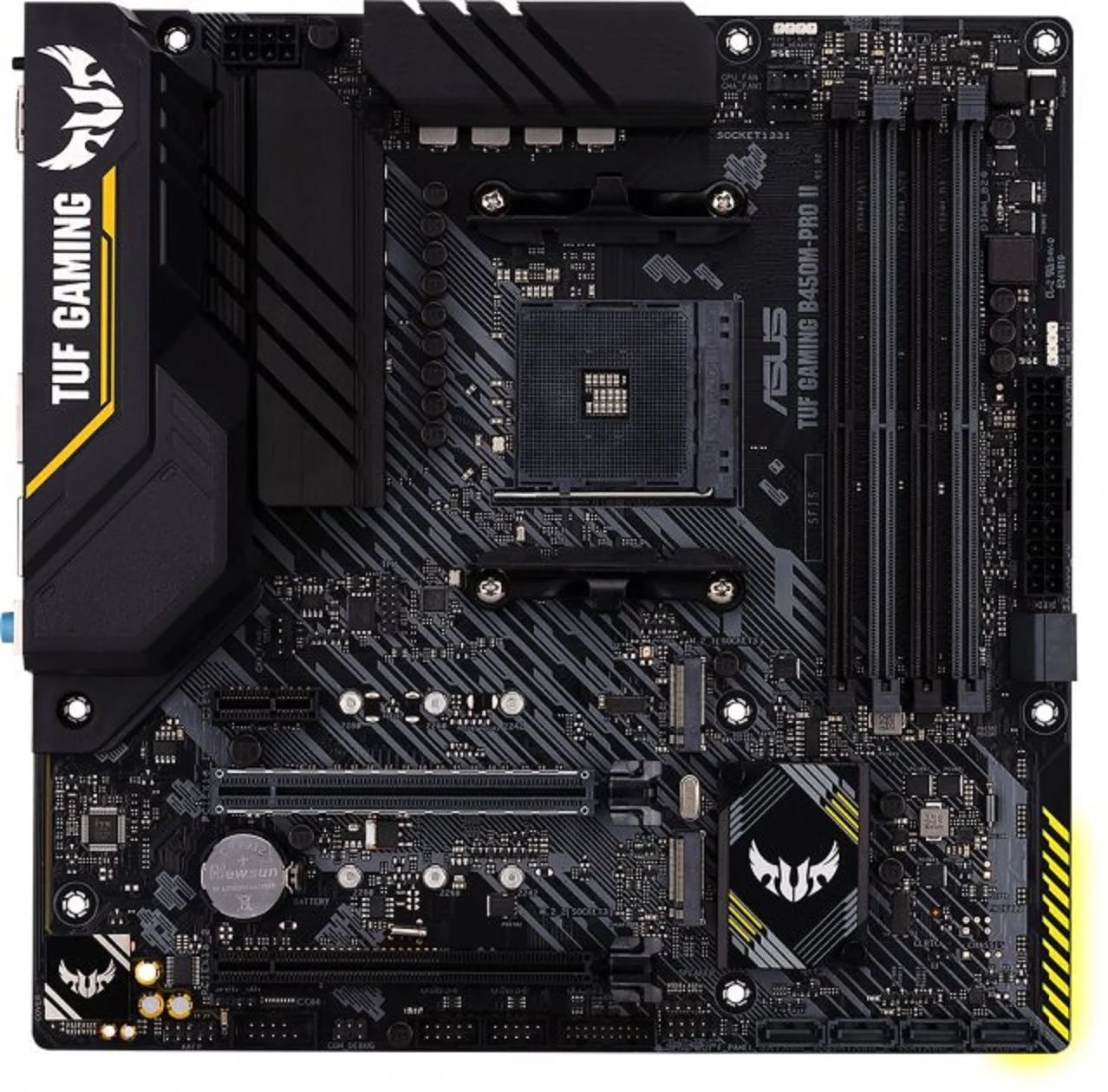 Материнская версия Asus TUF Gaming B450M-Pro II (sAM4 AMD B450 PCI-Ex16) | Компьютеры и офис