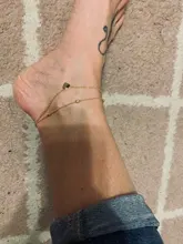 Tobilleras de corazón Simple para mujer, joyería para pies, tobilleras para pierna, brazaletes para pie, cadena para piernas, regalos