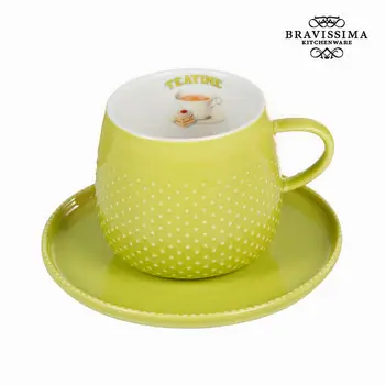 

Cup with green plate - Kitchen's Deco Collection by Bravissima Kitchen