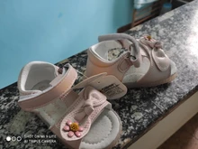Clibee-Sandalias de gelatina para niñas pequeñas, zapatos ortopédicos clásicos de moda para niños y niñas, zapatos de cuero con luz LED
