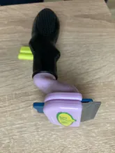 De acero inoxidable de perro mascota peine de limpieza cepillo para quitar el pelo de gato peines de aseo herramienta mango suave mascotas proveedor de accesorios