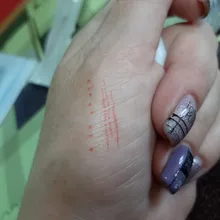 Pro-marcador de piel para tatuaje de cejas, Pluma de Microblading de escritura quirúrgica blanca, arte corporal impermeable permanente, herramientas de maquillaje, 1 Uds.