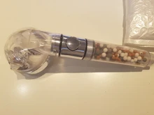 FOHEEL-Cabezal de ducha de mano ajustable, 3 modos, alta presión, ahorro de agua, un botón para detener el agua