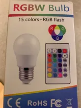 Spotlight Changing-Lamp Dimmable-Light Led-Bulb Smart-Control 16color 220v E27 Led 110v