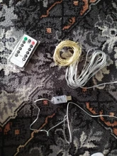 Wedding Garland Lamp Curtain Led-String-Lights Christmas-Decoration Remote-Control Bulb Outdoor