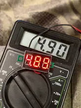 Mini Módulo de pantalla LED Digital, bricolaje, rojo y azul, voltímetro de DC2.5V-32V DC0-100V, medidor de contador de voltaje, Panel para motocicleta y coche