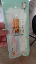 Cepillo de máscara Facial de silicona suave para mujer, 3 colores para base, mascarilla de barro, mezcla de brochas de maquillaje, herramienta para el cuidado de la piel