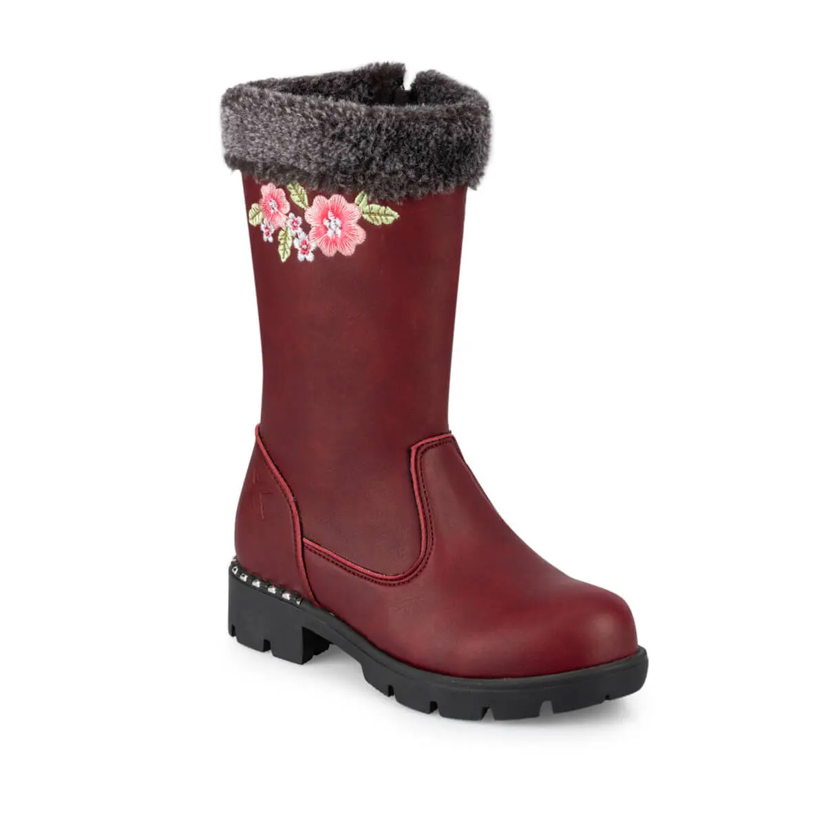 

ELIZA 9PR Burgundy Female Child Boots KINETIX