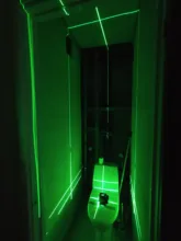 HILDA-Nivel láser, herramienta de nivelación de 12/16 líneas, 3/4D, nivelado automático, 360 Cruz Horizontal y Vertical, láser verde de gran potencia