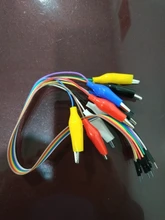Wire-Line-Cable Jumper Alligator-Clips Lead Connection Crocodile Clip-Test DIY Male Double-End