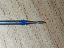 Taladro de diamante para uñas, fresa, cortador de uñas artístico, limpieza de cutículas para manicura, molinos eléctricos, herramienta amoladora de rebaba, 1 Uds.