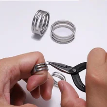 

1pcs Stainless Steel Jump Ring Open Closing Finger Jewelry Making Tools Fit DIY Craft Circle Bead Pliers Opening Helper Tools