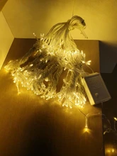 Light Led Curtain-String Window-Decor Christmas Garland Patio Xmas Party 220V EU AIFENG