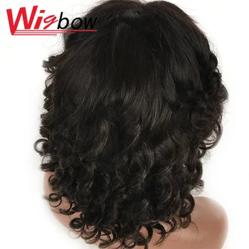 

Human Wigs Curly Human Hair Wig 4x4 Closure Remy Lace Closure Wig Black Women Human Hair WigPre plucked Free Shipping