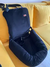 2 en 1 para mascotas perro protector plegable para asiento de coche Transportín seguro casa cachorro bolso accesorios de viaje para coche bolsa de asiento de perro a prueba de agua la cesta