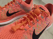 Sneaker Shoelaces Stretching-Lock Elastic Round Quick-Rubber No-Tie 17-Colors 1pair