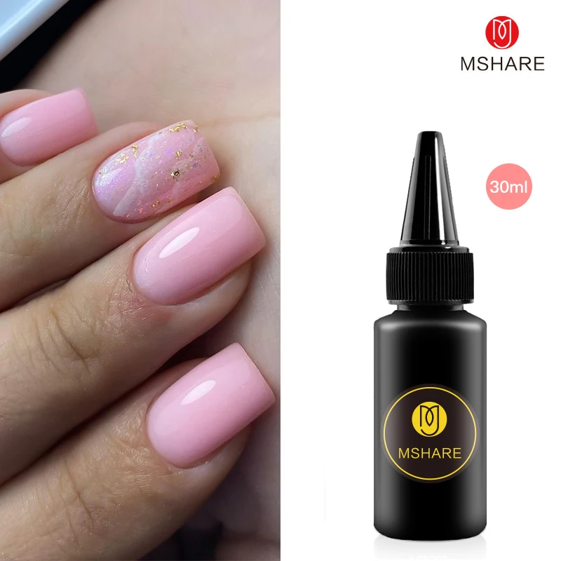 Mshare Uv Builder Nail Extension Gel Refill Nails Extension Thick Quick