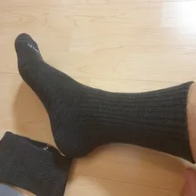 YUEDGE hombres gruesos transpirable protección de algodón tripulación deportes al aire libre senderismo Trekking calcetines Calcetines bota de trabajo para los hombres 38-47 38-47 38-47 de la UE