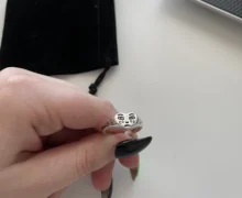 XIYANIKE-Anillo de Plata de Ley 925 con lágrimas de cara Llorona, joyería Retro Neutral, venta directa de fábrica, regalo