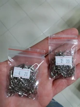 Lote de 20 unids/lote de rodamientos de bolas giratorios para grúa Duo Lock Snap Trolling conector de gancho pesca 0 #1 #2 #3 #4 #5 #6 #7 #8 #