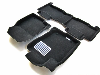 

Textile 3d mats euromat3d luxe in the interior for toyota rav4 (2013-) with a metal subspot