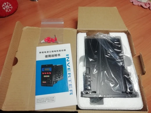 Отзыв о товаре Преобразователь частоты 400 Вт 750 Вт с добавлением трехфазного драйвера двигателя RS485 MCU T13-400W-12-H однофазный вход от пользователя A***b