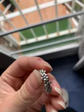 Anillo de Plata de Ley 925 con margaritas pequeñas para mujer, sortija con margaritas pequeñas, accesorios bohemios, joyería minimalista, procesamiento Vintage